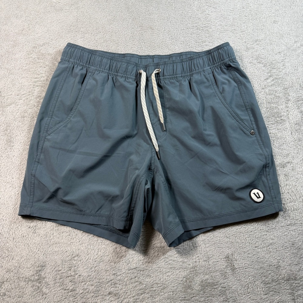 Vuori Kore Shorts 5" Men Size Small Gray Performance Athletic Lined V367